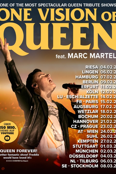 One Vision of Queen 2027 - feat. Marc Martel - Lingen (Ems) - 06.02.2027 19:30