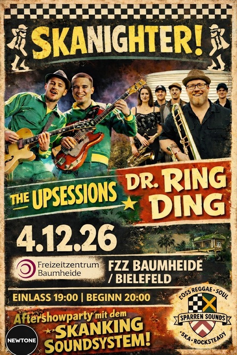 Skanighter - Dr Ring Ding / The Upsessions - Bielefeld - 04.12.2026 20:00