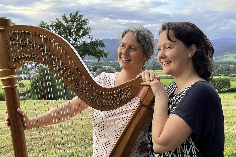 Stefanie Kirner und Ines Barth laden zum Harfentee ins Kurhausbistro nach Hinterzarten ein - Badische Zeitung TICKET