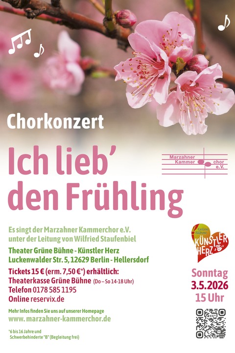Fr�hlingskonzert: Ich lieb' den Fr�hling - Berlin - 03.05.2026 15:00