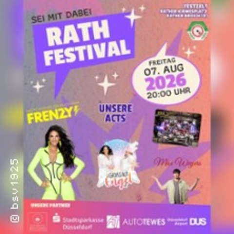 Rath Festival 2026 - D�SSELDORF - 07.08.2026 20:00