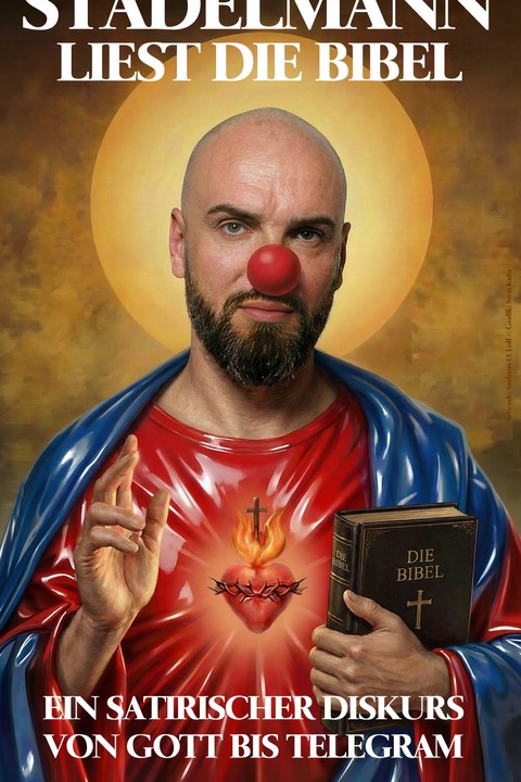 Stadelmann liest die Bibel - ein satirischer Diskurs von Gott bis Telegram - Frankfurt (Oder) - 20.03.2027 19:30