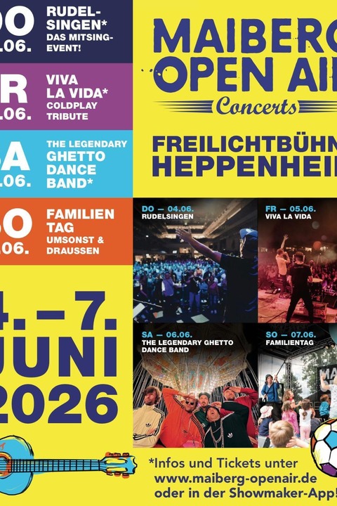 Das Maiberg Open Air Bundle - Heppenheim - 04.06.2026 20:30