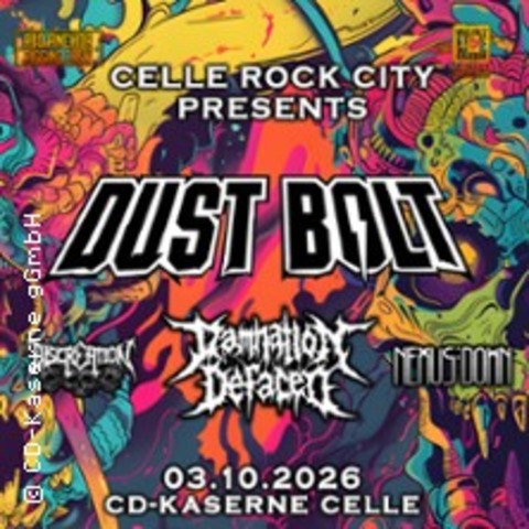 Celle Rock City 2026 - Mit dabei: 4 Metalbands - CELLE - 03.10.2026 19:00