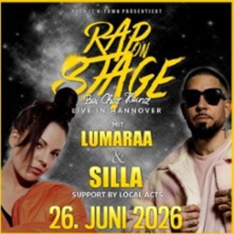 Rap on Stage mit Lumaraa & Silla - HANNOVER - 26.06.2026 20:30
