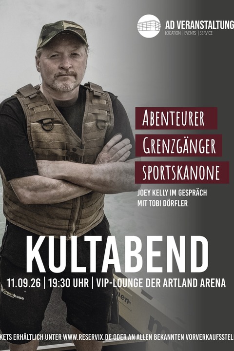 Joey Kelly - Kultabend mit Joey Kelly und Tobi D�rfler - Quakenbr�ck - 11.09.2026 19:30