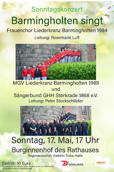 Barmingholten singt - Sonntagskonzert - Dinslaken - 17.05.2026 17:00
