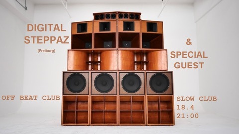 OFF BEAT CLUB w/ DIGITAL STEPPAZ & SPECIAL GUEST (Contemporary Bass Music/Dub/Reggae) - Freiburg - 18.04.2026 21:00