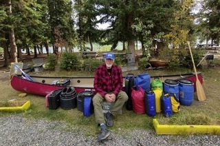 Rolf Schurr berichtet in Sexau �ber seine Solo-Kanutour im Norden Kanadas