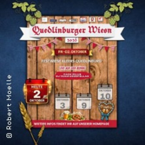 Quedlinburger Wiesn - QUEDLINBURG - 02.10.2026 16:30