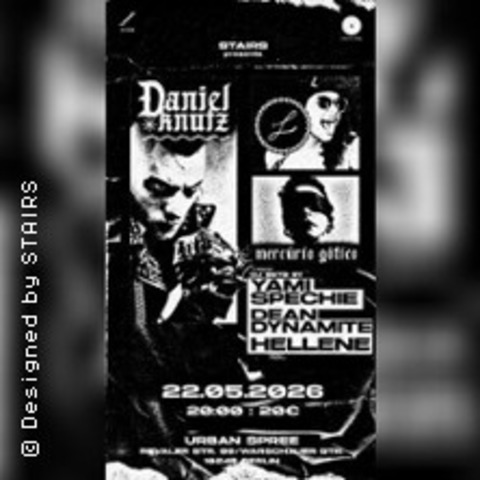 Daniel Knutz, L, Mercurio Gothic - World Goth Day Celebration - BERLIN - 22.05.2026 20:00