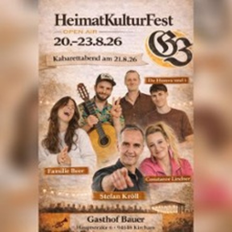 HeimatKulturFest - Brassabend - KIRCHHAM - 21.08.2026 20:00