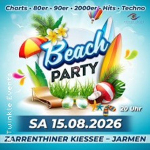 BEACHPARTY w/ Zarrenthiner Kiessee - DJ_PeeKay (Klangkultur MV) - JARMEN - 15.08.2026 20:00