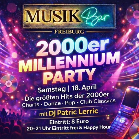 2000er Millenium Party - Freiburg - 18.04.2026 21:00
