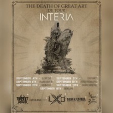 INTERIA - The Death of Great Art Tour - Berlin - 18.09.2026 19:00