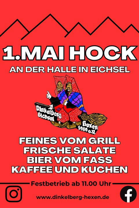 Maihock der Dinkelberg-Hexen Eichsel - Rheinfelden - 01.05.2026 11:00