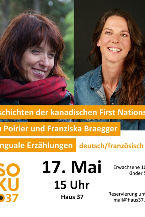Zweisprachiges Erz�hlen - Geschichten der kanadischen First Nations - deutsch/franz�sisch - Freiburg - 17.05.2026 15:00