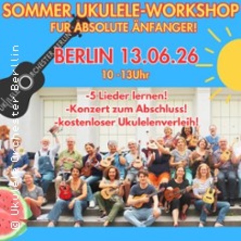 Ukulele Workshop - BERLIN - 13.06.2026 10:00