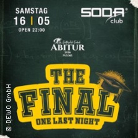 The Final - Abiparty der Goetheschule - EINBECK - 16.05.2026 22:00