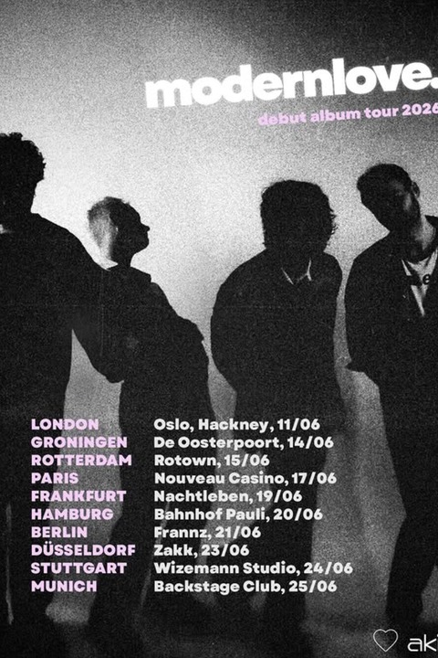 Modernlove. - debut album tour 2026 - Frankfurt am Main - 19.06.2026 19:00