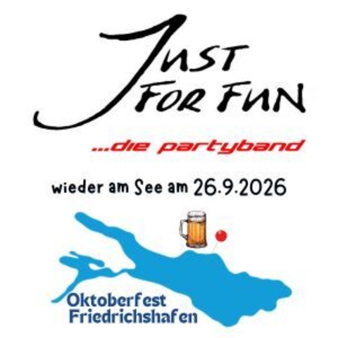 Party mit Just For Fun - Friedrichshafen - 26.09.2026 17:00