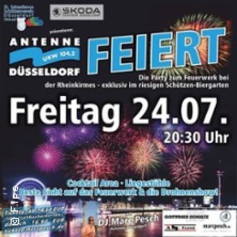 Antenne D�sseldorf feiert - D�SSELDORF - 24.07.2026 20:30
