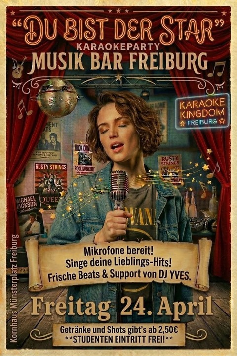 Karaoke Party - Freiburg - 24.04.2026 20:00