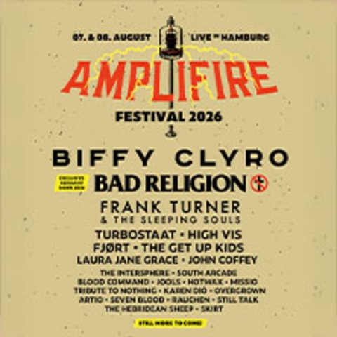 Amplifire Festival - Vol. 1 - Kombiticket - HAMBURG - 07.08.2026 15:30