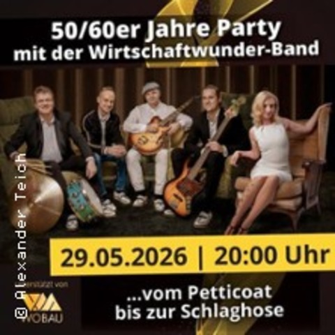 50/60er Jahre Party - MAGDEBURG - 29.05.2026 20:00