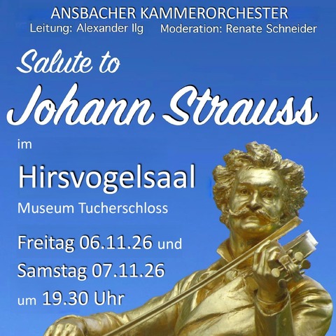 Salute to Johann Strauss - Ansbacher Kammerorchester - Alexander Ilg - N�rnberg - 07.11.2026 19:30