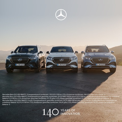 Brandneue Innovationen - Exklusive Pr�sentation des neuen Mercedes-Benz GLE, GLE Coup� und GLS. Mit Sommeli�re Natalie Lumpp - Rastatt - 27.06.2026 19:00