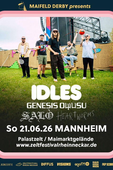 IDLES + Supports - Mannheim - 21.06.2026 17:30