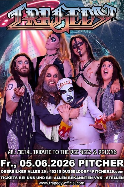 TRAGEDY - from NYC (US) - All Metal Tribute To The Bee Gees & Beyond - D�sseldorf - 05.06.2026 19:00
