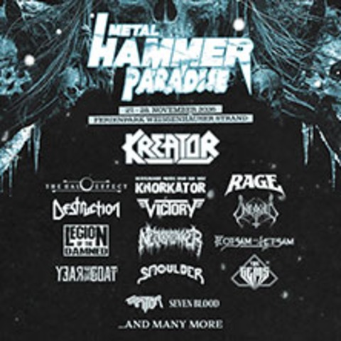 Festivalpass ohne �bernachtung - Metal Hammer Paradise 2026 - WEISSENH�USER STRAND - 27.11.2026 14:00