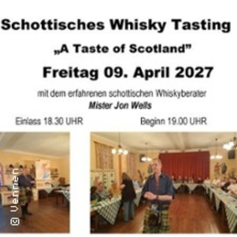 Schottisches Whisky Tasting - KORSCHENBROICH-LIEDBERG - 09.04.2027 19:00