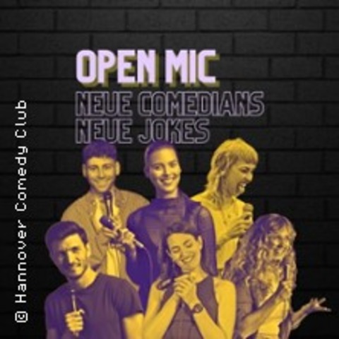 Hannover Comedy Club - Open Mic - neue Comedians & neue Jokes - HANNOVER - 10.05.2026 18:00