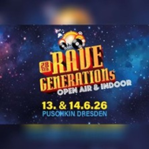 Rave Generation�s - 30 Jahre elektronische Tanzkultur in Dresden - DRESDEN - 13.06.2026 12:00