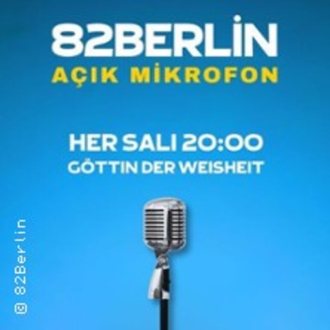 82Berlin: Acik Mikrofon | T�rkisch Open-Mic - BERLIN - 26.05.2026 20:00