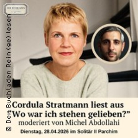 Cordula Stratmann - Wo war ich stehen geblieben? - BERLIN-STEGLITZ - 31.10.2026 16:00