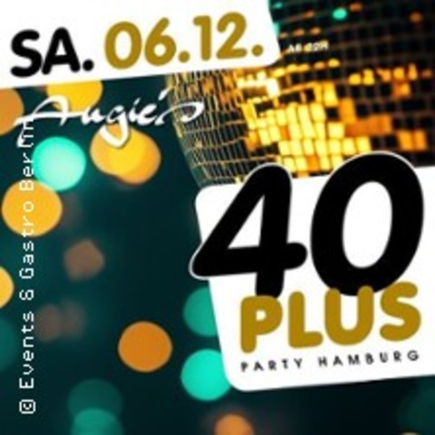 40plus Party Hamburg - HAMBURG - 05.09.2026 22:00