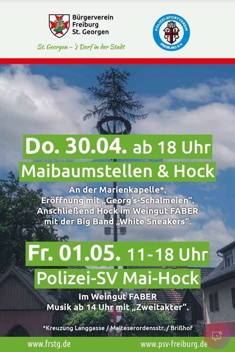 Maihock des Polizei-SV - Freiburg - 01.05.2026 11:00
