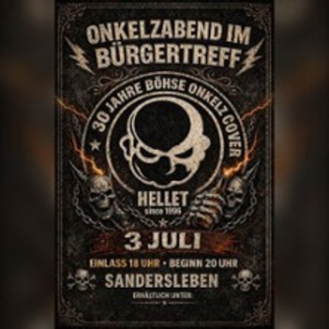 Onkelzcover Band - STADT ARNSTEIN - 03.07.2026 20:00