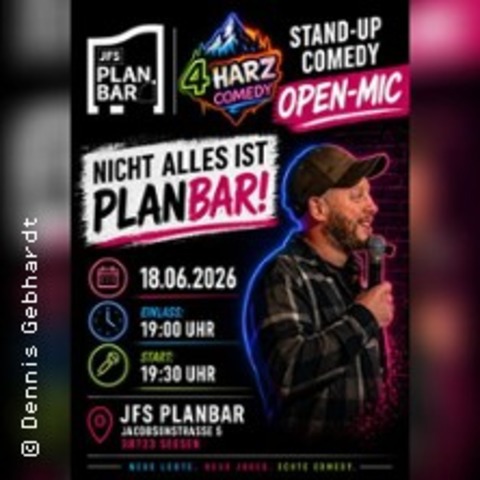 Stand-Up Comedy: Open Mic - SEESEN - 18.06.2026 19:30