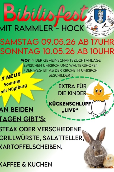 Bibilisfest mit Rammler-Hock - Umkirch - 09.05.2026 17:00