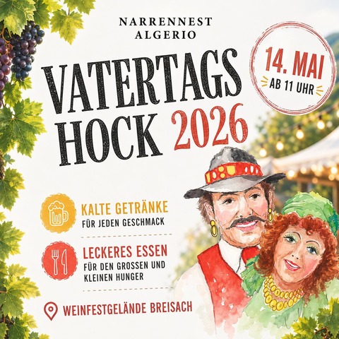 Vatertagshock des Narrennest Algerio - Breisach - 14.05.2026 11:00