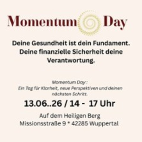 Momentum Day - WUPPERTAL - 13.06.2026 14:00
