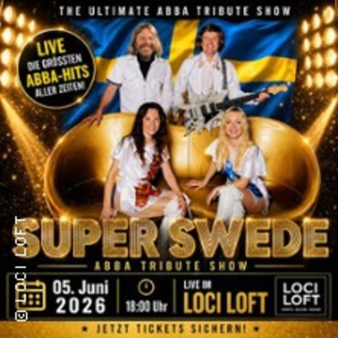 Super Swede - Die ABBA Tribute Show - BERLIN - 05.06.2026 18:00