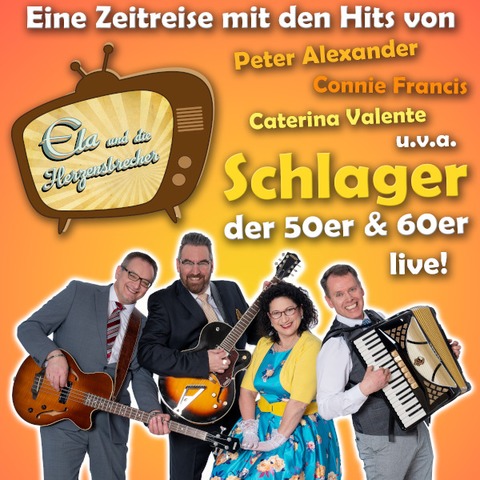 Ela und die Herzensbrecher - Die Schlagerband der 50er und 60er Jahre - Villingen-Schwenningen - 19.03.2027 19:30