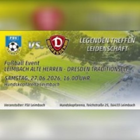 FSV Leimbach - SG Dynamo Dresden - LEIMBACH - 27.06.2026 16:00