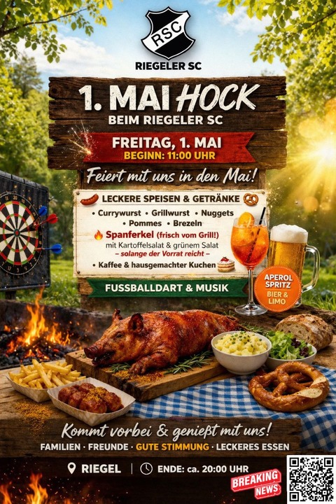 1 Maihock Riegeler Sc - Riegel - 01.05.2026 11:00